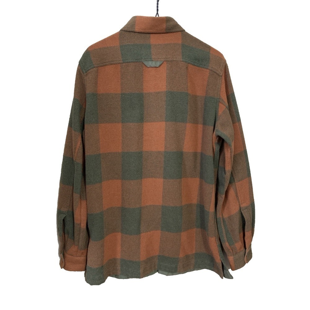 Fjallraven Canada Shirt in Autumn Leaf-Laurel Green Men's M Wool Blend Shacket - Picture 8 of 16